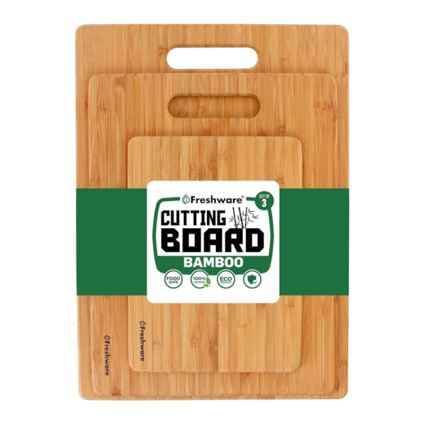 Bamboo Cutting Boards for Kitchen [Set of 3]